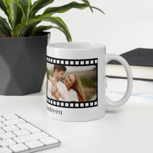 Cană personalizată Cadru de film cu poză